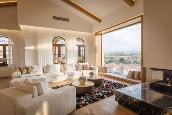 Living Room and Panorama Window